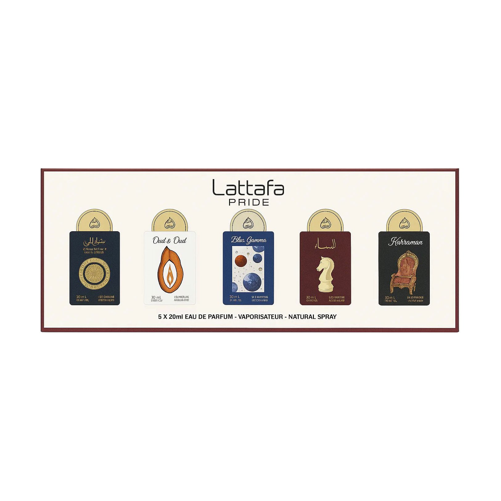 Парфумований набір унісекс Lattafa Perfumes Pride Gift Set 03 (парфумована вода, 5*20 мл)